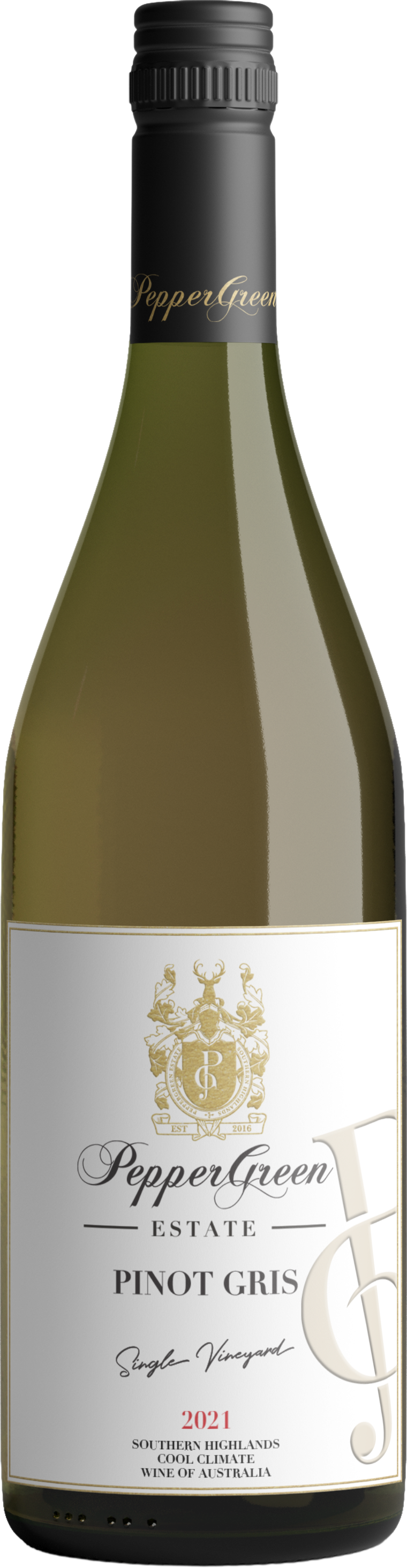 PepperGreen Estate Single Vineyard Southern Highlands Pinot Gris 2019 